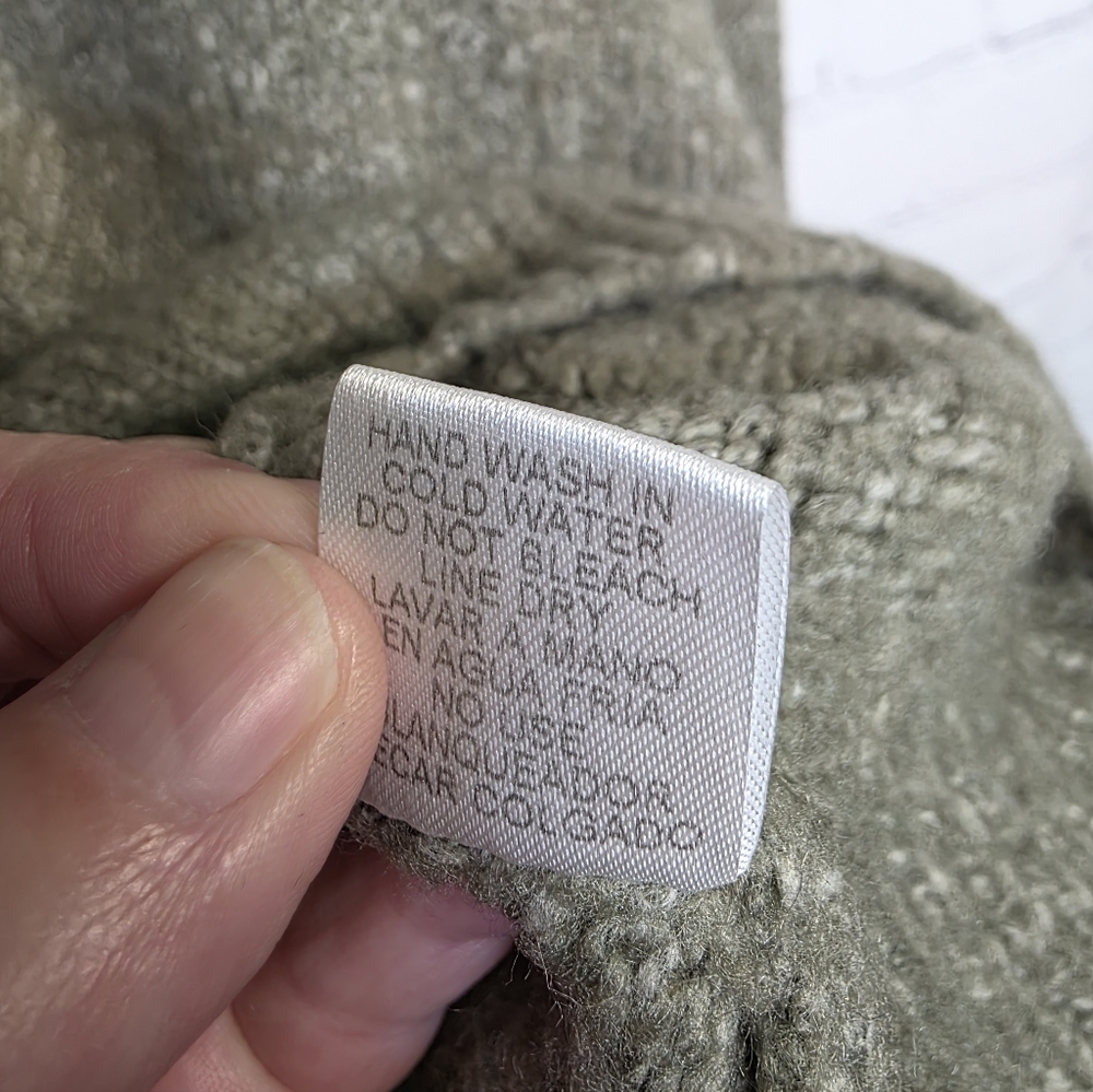 Entro/ Olive Lace-Up Sweater - Picture 5 of 6